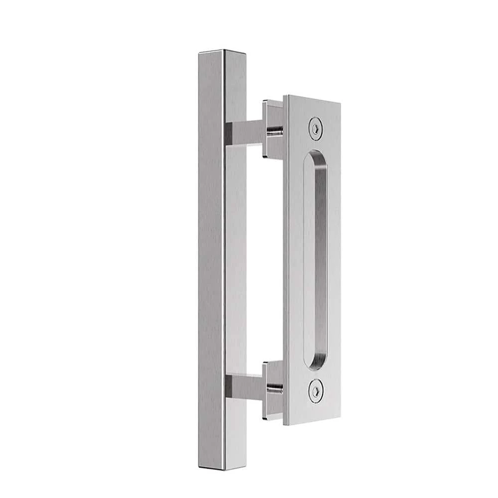 Movisa 10 in. Square Barn Door Handle 1 Movisa 10 in. Square Barn Door Handle
