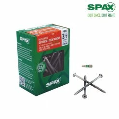 SPAX #10 x 3-1/2 in. T-Star Plus Flat Head Interior/Exterior HCR-X Screw (59-Box) 11 SPAX #10 x 3-1/2 in. T-Star Plus Flat Head Interior/Exterior HCR-X Screw (59-Box) -Laurey Sales spax deck screws 4191670500906 66 1000