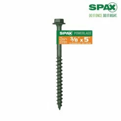 SPAX 3/8 in. x 5 in. Hex Drive Hex Head High Corrosion Resistant Coating PowerLag Screw