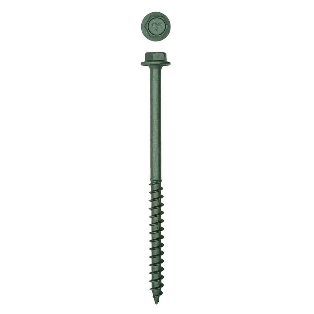 SPAX 3/8 in. x 6 in. Hex Drive Hex Head High Corrosion Resistant Coating PowerLag Screw 2 SPAX 3/8 in. x 6 in. Hex Drive Hex Head High Corrosion Resistant Coating PowerLag Screw - Image 2