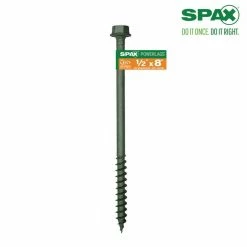 SPAX 1/2 in. x 8 in. Hex Drive Hex Head High Corrosion Resistant Coating PowerLag Screw