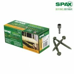 SPAX 1/4 in. x 3 in. Powerlag Hex Drive Washer Head High Corrosion Resistant Coating Lag Screw (50 per Box)
