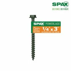 SPAX 1/4 in. x 3 in. Hex Head Hex Drive High Corrosion Resistant (HCR) Coated PowerLag Screw -Laurey Sales spax lag bolts 4571820700757 31 1000