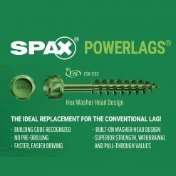 SPAX 5/16 in. x 4 in. Hex Drive Washer Head High Corrosion Resistant Coating PowerLag Screw ( 5 0 per Box) 8 SPAX 5/16 in. x 4 in. Hex Drive Washer Head High Corrosion Resistant Coating PowerLag Screw ( 5 0 per Box) -Laurey Sales spax lag bolts 4571820801005 1f 1000
