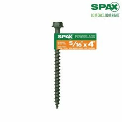 SPAX 5/16 in. x 4 in. Powerlag Hex Drive Washer Head High Corrosion Resistant Coating Lag Screw -Laurey Sales spax lag bolts 4571820801007 76 1000
