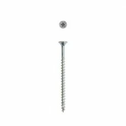 SPAX #8 x 2-1/2 in. Zinc Coated Phillips-Square Drive Flat Undercut Full Thread Multi-Purpose Screw (1 lb. Box)