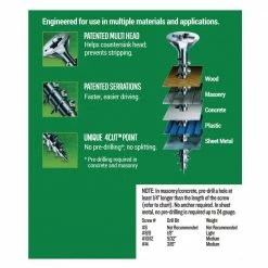SPAX #8 x 2-1/2 in. Zinc Coated Phillips-Square Drive Flat Undercut Full Thread Multi-Purpose Screw (1 lb. Box) 6 SPAX #8 x 2-1/2 in. Zinc Coated Phillips-Square Drive Flat Undercut Full Thread Multi-Purpose Screw (1 lb. Box) -Laurey Sales spax wood screws 4101010400604 a0 1000