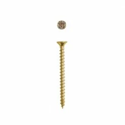 SPAX #8 x 2 in. Yellow Zinc Coated Phillips-Square Flat Undercut Head Full Thread Multi-Purpose Screw (161 per Box)
