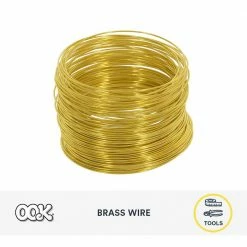 OOK 75 ft. 5 lb. 22-Gauge Brass Hobby Wire 5 OOK 75 ft. 5 lb. 22-Gauge Brass Hobby Wire -Laurey Sales yellows golds ook wire rope 50152 4f 1000
