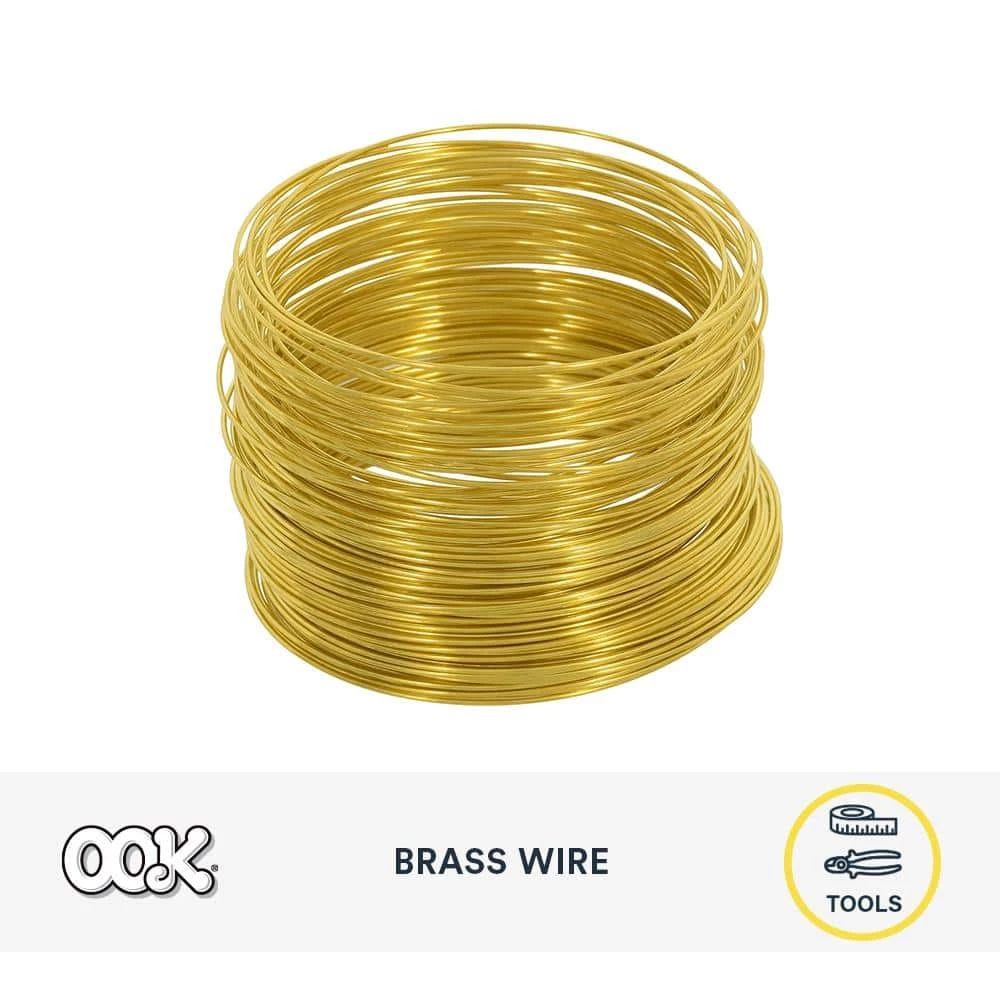 OOK 75 ft. 5 lb. 22-Gauge Brass Hobby Wire 3 OOK 75 ft. 5 lb. 22-Gauge Brass Hobby Wire - Image 3